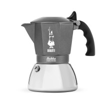 Гейзерна кавоварка Bialetti Brikka Induction на 4 чашки 200 мл