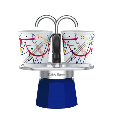 Гейзерна кавоварка Bialetti Mini Express Kandinsky на 2 чашки 100 мл