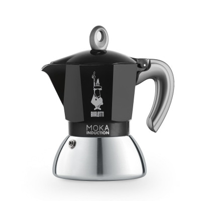Гейзерна кавоварка Bialetti New Moka Induction на 2 чашки 100 мл