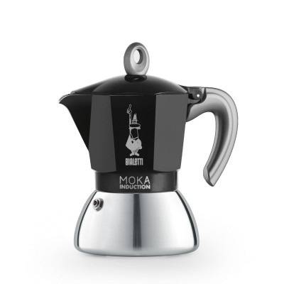 Гейзерна кавоварка Bialetti New Moka Induction на 4 чашки 170 мл