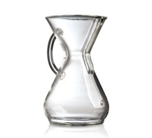 Кавоварка з ручкою Chemex на 8 чашок - Eight Cup Glass Handle CHEMEX