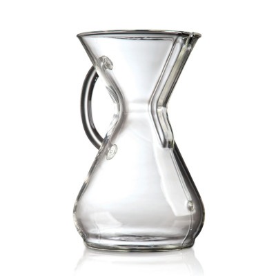 Кавоварка з ручкою Chemex на 8 чашок - Eight Cup Glass Handle CHEMEX