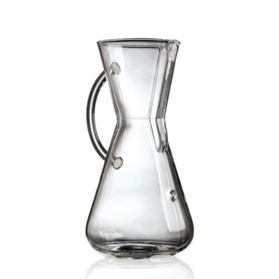 Кавоварка з ручкою Chemex на 3 чашки - Three Cup Glass Handle CHEMEX