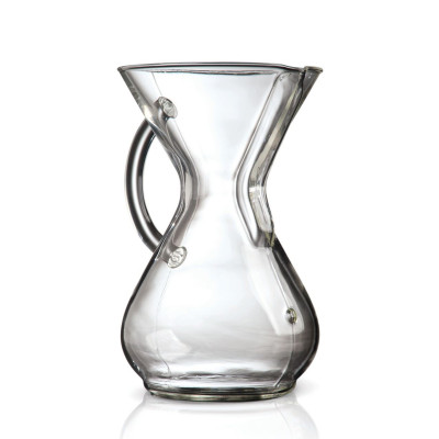 Кавоварка з ручкою Chemex на 6 чашок - Six Cup Glass Handle CHEMEX