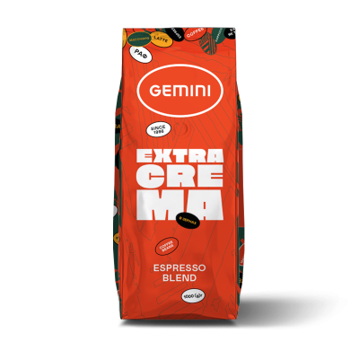 Кава в зернах Gemini Extra Crema 1кг