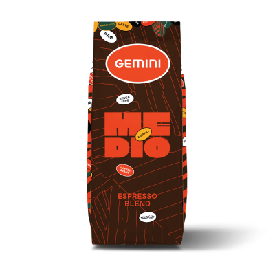 Кава в зернах Gemini  Espresso Medio 1кг