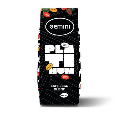Кава в зернах Gemini Espresso Platinum 1кг