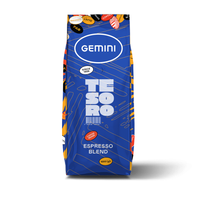 Кава в зернах Gemini Espresso Тesoro 1кг