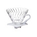 Пуровер Hario V60 02 скляний (білий)