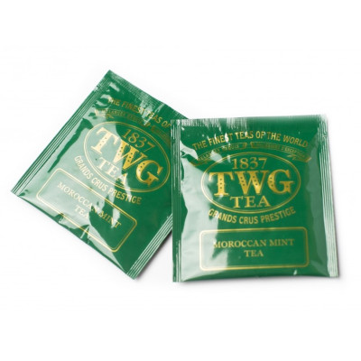 Чай TWG Moroccan Mint - Марокканська М'ята 100 пакетиків по 2,5 г